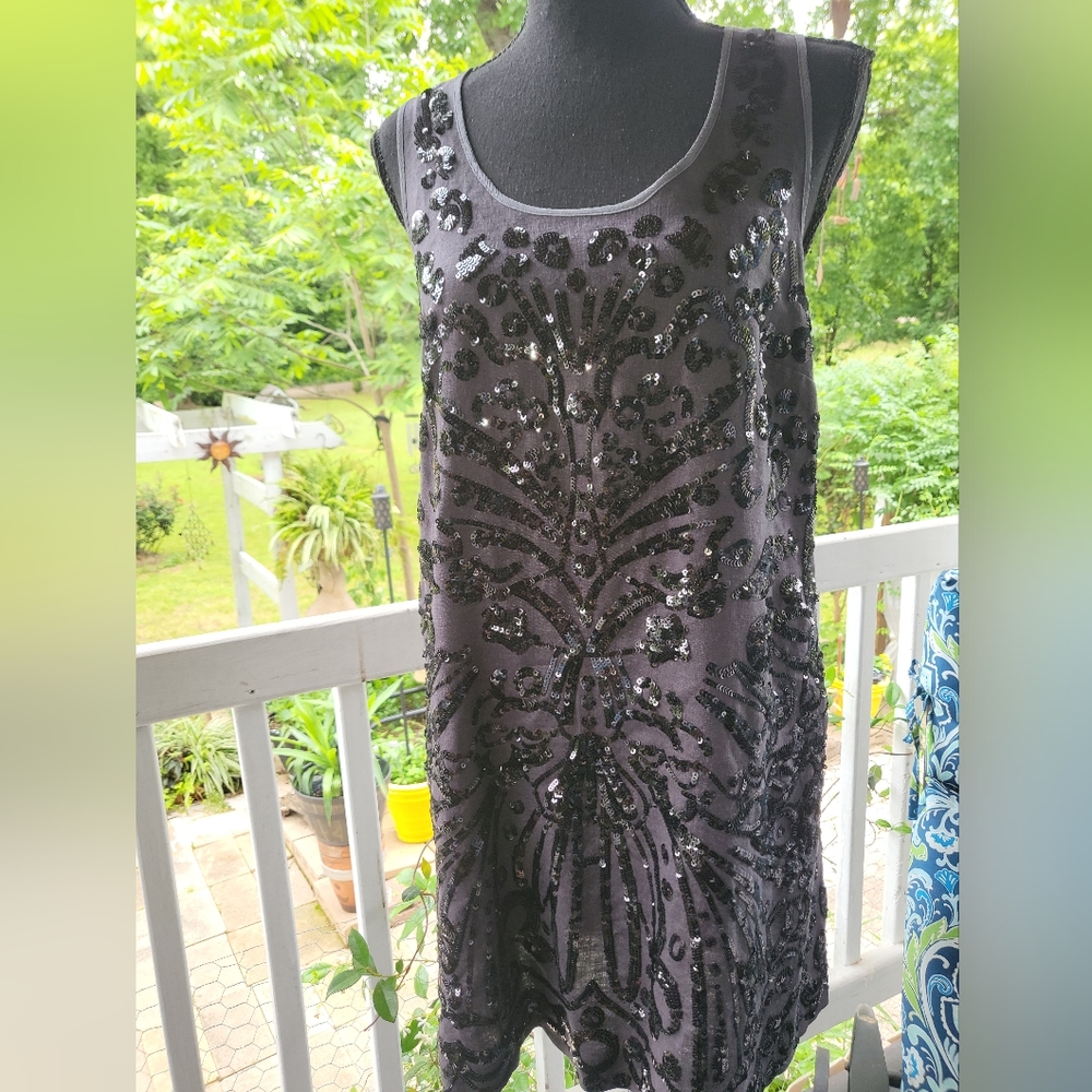 CAYLPSO SEQUINED DRESS